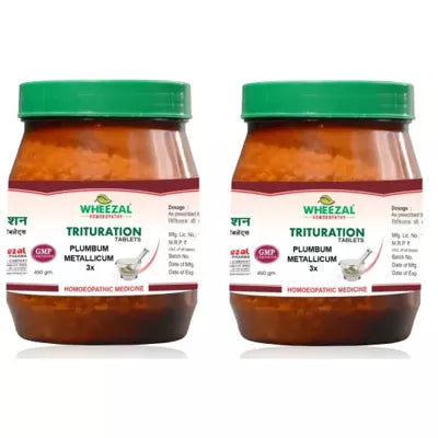 Wheezal Plumbum Metallicum 3X (450g, Pack of 2)